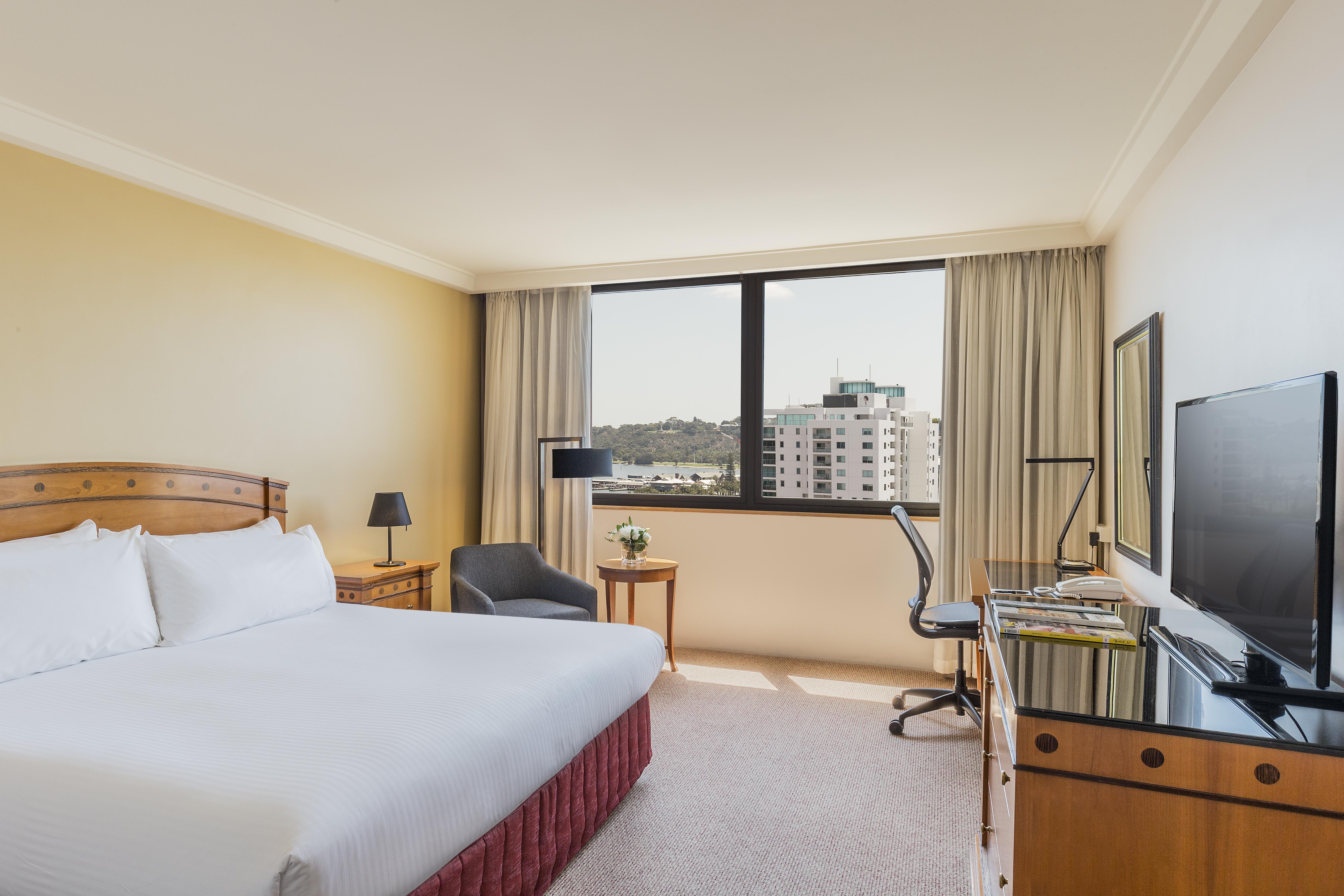 Pan Pacific Perth Exterior foto A room at the Hilton Sydney